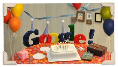 Google Logo: Google's 13th Birthday