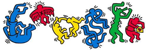 Logo Google : 54ème anniversaire de Keith Haring, artiste et activiste américain